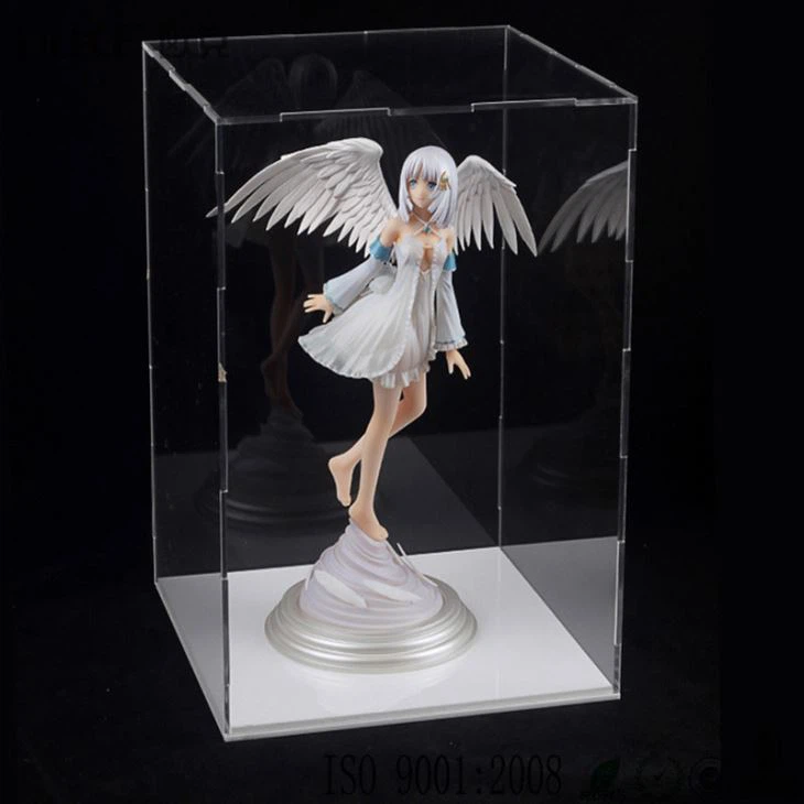 Desktop Clear Acrylic Display Box Small Display Cases With Lids
