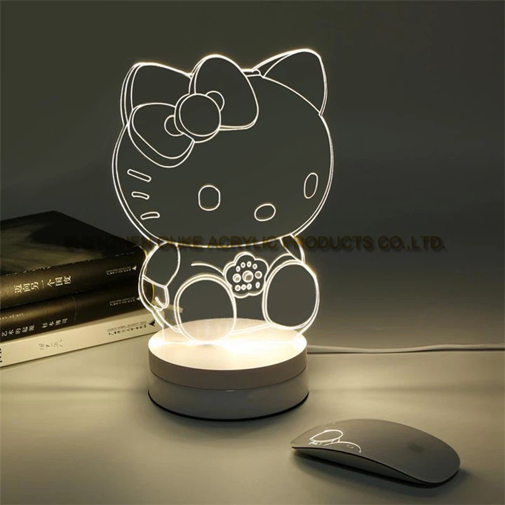 China Manufacturer Creative 3d Led Board Perspex Led Lights Led Acrylic Display