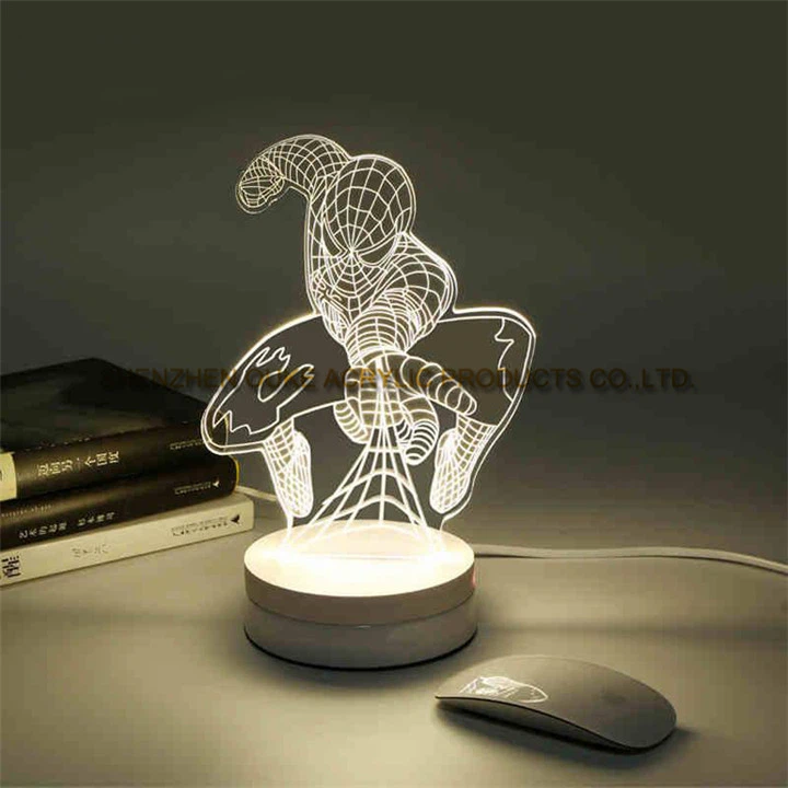 China Manufacturer Creative 3d Led Board Perspex Led Lights Led Acrylic Display