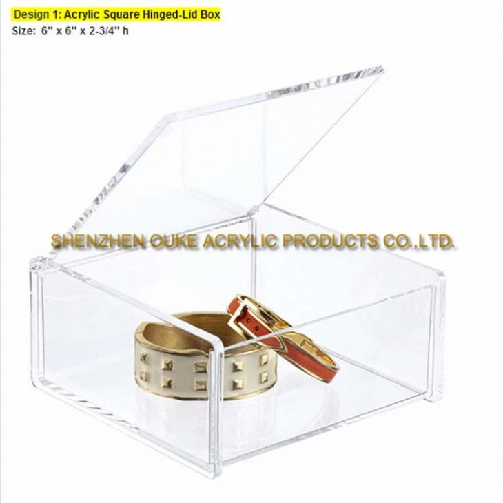 Custom Made Plexiglass Boxes Wholesale Small Acrylic Boxes Lucite Containers