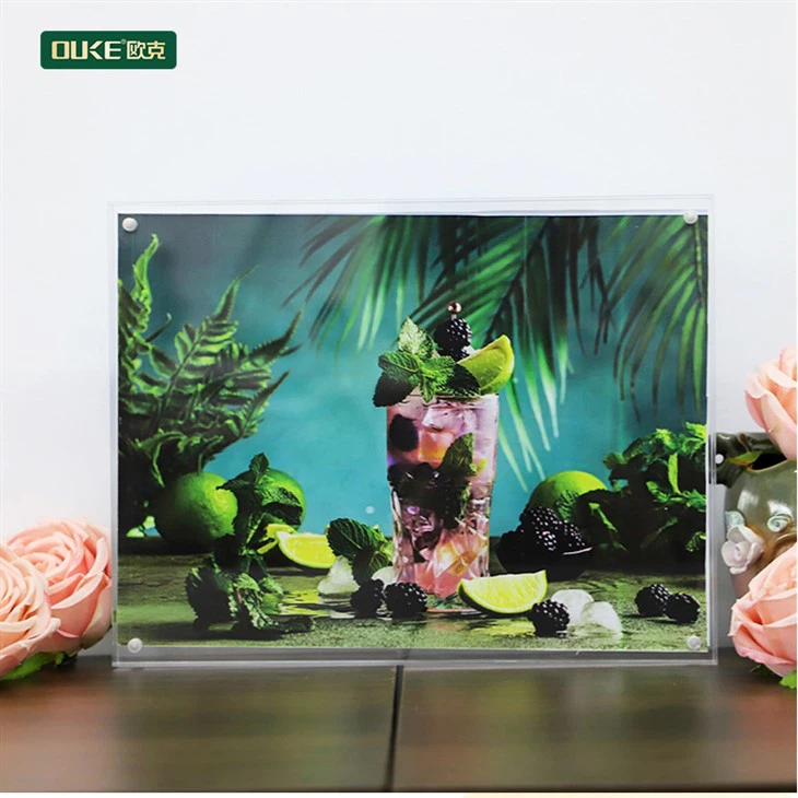 Clear Acrylic Photo Frame